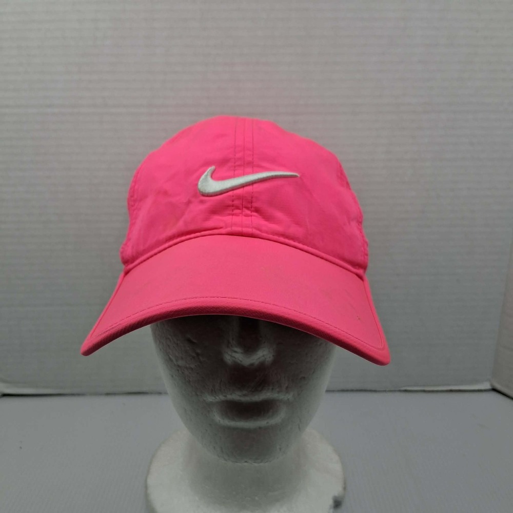 Nike Golf Neon Pink Perforated Mesh Adjustable Performance Hat One Size OSFM